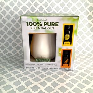 Diffuser and essential oils set